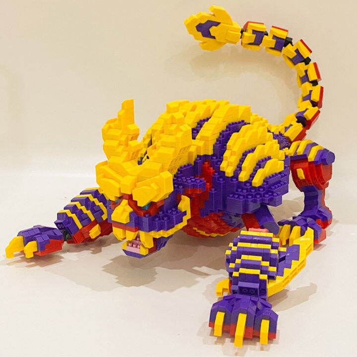 sc-9004-magaimagado-scorpion-monster-attack-warrior-army-hunter-อาวุธสัตว์-diy-mini-diamond-blocks-อิฐของเล่นไม่มีกล่อง