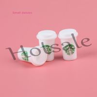 【hot sale】 ☋ B32 [Small daisies] 3pcs Kitchen drink cup for doll diy miniature dollhouse dolls accessories