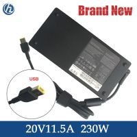 Wlk ของแท้20V 11.5A USB 230W อะแดปเตอร์ AC ADL230NDC3A แล็ปท็อปชาร์จไฟพาวเวอร์ซัพพลายสำหรับ Lenovo THINKPAD P70พกพาเวิร์กสเตชัน P50สายไฟและอะแดปเตอร์