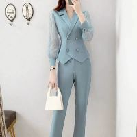 Kayleigh Lace Suit Women Spring Summer New Fashion Ladies Professional Wear Temperament Blazer Women Outfit Office Lady Wear