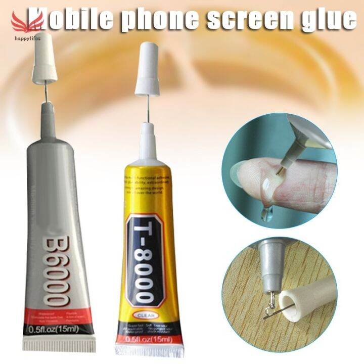 【Ready Stock】 B6000 T8000 15ml MultiPurpose Adhesive Glue Durable