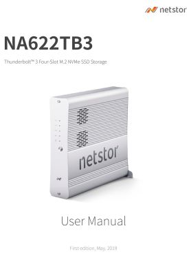 Netstor NA622TB3 Thunderbolt™ 3 Four-Slot M.2 NVMe SSD Storage