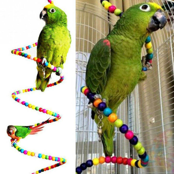 10-ladder-stand-cockatiel-small-rope-metal-parrot-set-toys