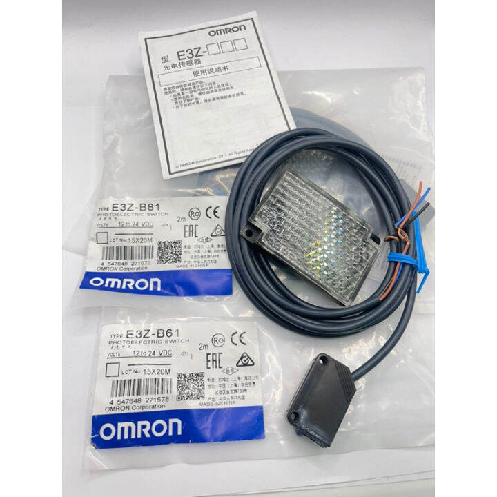 Omron สวิตช์พร็อกซิมิตี้เซนเซอร์โฟโตอิเล็กทริก E3Z-B86 B81 B82 E3Z-B87 ...