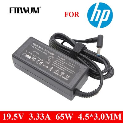 FTEWUM Laptop 19.5V 3.33A 65W 4.5x3.0mm Adapter For HP Pavilion 15 PPP009C 15-J009WM Envy 17 6 14 FOR HP 14 G3 G4 chromebook 246