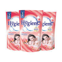 SuperSale63 ไฮยีน Hygiene น้ำยาปรับผ้านุ่ม 600 มล. สูตรอ่อนโยน เหมาะสำหรับเสื้อผ้า เครื่องแต่งกาย ไม่ระคายเคืองผิวหนัง สีแดง แพคx3