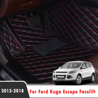 Cars For Ford Kuga Escape Facelift 2018 2017 2016 2015 2014 2013 Car Floor Mats Interior Accessories Leather Rugs Styling