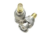 1Pcs Connector BNC Male Plug to SMA Female Jack RF Adapter Coaxial High Quanlity Electrical Connectors