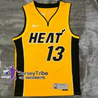 انتفاخ سرة الرضيع Men Miami Heat 11 KZ Okpala Yellow NBA Swingman 2020 21 Earned Edition Jersey انتفاخ سرة الرضيع