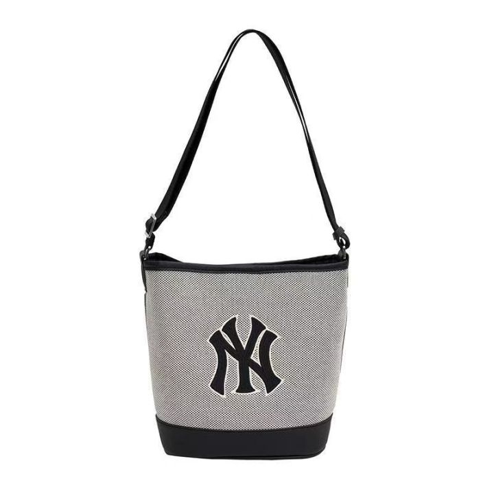 mlb-official-ny-korean-trendy-brand-ml-men-and-women-classic-couple-bucket-bag-mb-fashion-star-with-the-same-letter-ny-dual-use-shoulder-bag