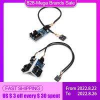 30cm Motherboard Usb 9 Pin Header Extension Splitter Cable Desktop Usb2.0 Hub Connectors Adapter Port