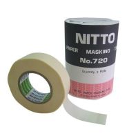 กระดาษกาว NITTO เทปกาวย่น 16 มม.x18 ม. นิตโต้ 720 ( ราคาต่อ 1 ม้วน )