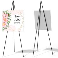 【hot】✒  Display Adjustable Height Anti-slip Collapsible Fixed Poster Metal Wedding Sign Easel The