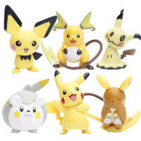 โปเกมอนโปเกมอนทำมือ Raichu Pikachu แตกที่นั่งที่ว่างเปล่า Arceus รถรุ่นเครื่องประดับ