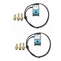 ﹍✉❀ 2X DC 24V 5.4W ECU 3 Port Electronic Boost Control Solenoid Valve 35A-AAA-DDAA-1BA With 6Pcs Fittings Kits