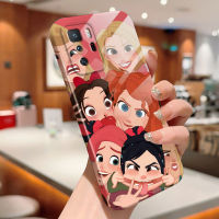 Case4you สำหรับ Xiaomi MI Poco X3 GT All-Inclusive กรณีโทรศัพท์ฟิล์มการ์ตูนเจ้าหญิง Disny ออกแบบเปลือกแข็งคลุมทั้งหมดกล้องเคสป้องกันทนแรงกระแทก