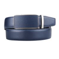Famous Brand Belt Men Top Quality Genuine Luxury Leather Belts for Men Strap Male Metal Blue Leather Automatic Buckle Belts Men Belts