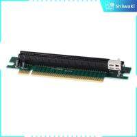 Shiwaki การ์ดต่อ PCI 16X4ไรเซอร์การ์ดพรีเมี่ยมซ็อกเก็ต90องศา