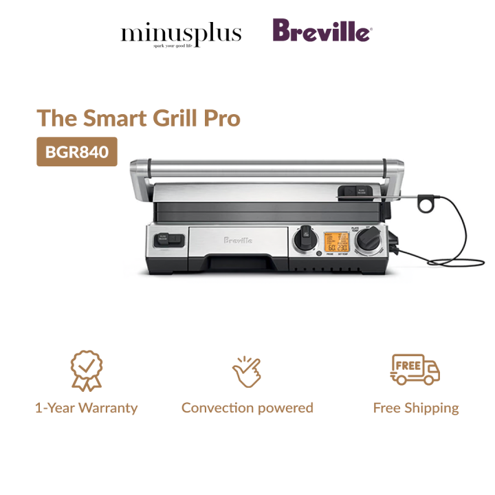 Breville The Smart Grill™ Pro High Sear Embedded Elements With Ultimate ...