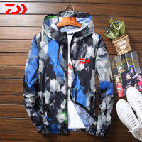 Anti Uv Sun Protection Fishing Clothes Waterproof Outdoor Skin Windbreaker Thin Quick Dry Hooded Sports Fishing Clothing Daiwa