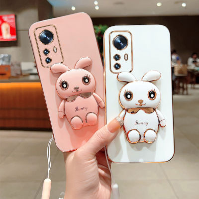 เคสนิ่มสำหรับ Xiaomi MI 12เคส Xiaomi 12ลายการ์ตูนกระต่ายที่ยึดซิลิโคนกันกระแทกเคสโทรศัพท์โทรศัพท์