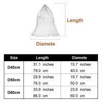 ที่จุ่มแบบพับได้มีรูสำหรับตาข่ายทรงสี่เหลี่ยมขนมเปียกปูนอุปกรณ์ตกปลาทำจากไนลอนข้อเสนอพิเศษมี3ขนาดความลึกพับได้ตาข่ายดักปลา