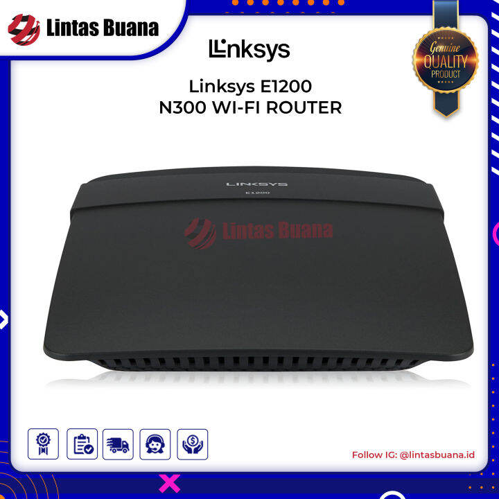 Linksys E1200 N300 WI-FI ROUTER | Lazada Indonesia