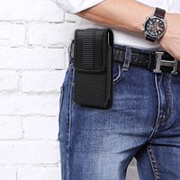 Casing ponsel klip sabuk Oxford tas pinggang pria untuk Huawei Mate 40 30 20 Pro P40 P30 P20 LiteNova 8 9Honor 9X 50 60 70 kantung Holster