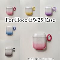 READY STOCK!  For Hoco EW25 Case Summer wind gradient for Hoco EW25 Casing Soft Earphone Case Cover