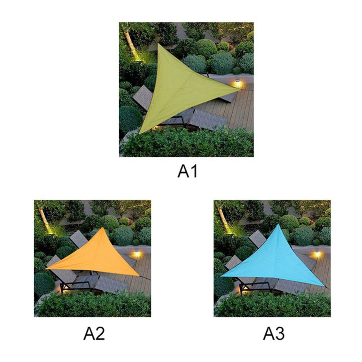 สินค้าขายดีที่บังแดดกลางแจ้งทรงสามเหลี่ยม-canopy-heavy-shade-sail-sun-canopy-cover-waterproof