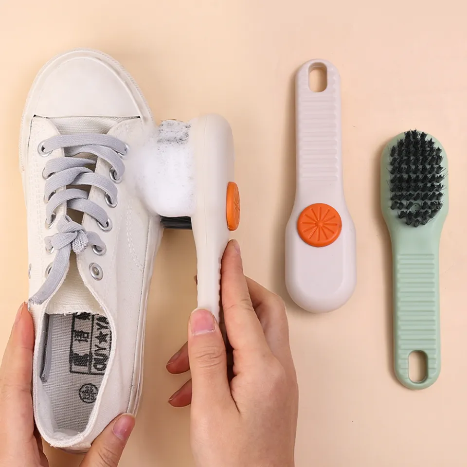 Multifunctional Liquid Shoe Brush Cleaners Automatic Soap Liquid