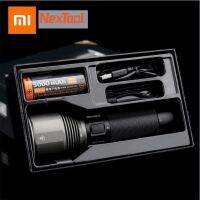 Xiaomi Nextool ไฟฉายแบบชาร์จไฟได้2000lm 380เมตร5โหมด IPX7กันน้ำ5000MAh ตะเกียงสำหรับแคมปิ้งไฟ LED Type-C