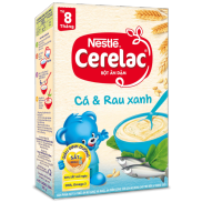 Bột Ăn Dặm Nestlé Cerelac Cá Và Rau Xanh 200g