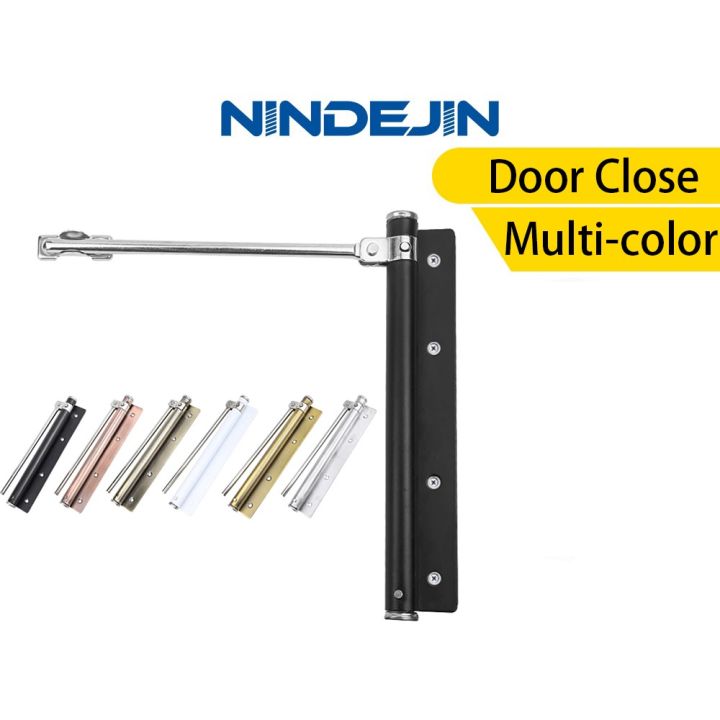 nindejin-ที่เปิดประตูอลูมิเนียมอัลลอยด์-ประตูสปริงเปิดปิดประตูอัตโนมัติประตูป้องกันไฟใกล้นุ่มสำหรับงานหนัก