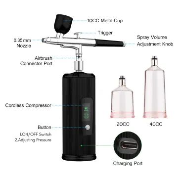 Cheap Portable Airbrush with Compressor Handheld Cordless Air
