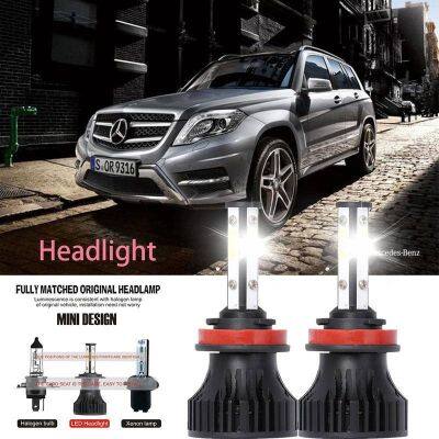 หลอดไฟหน้ารถยนต์ LED LAI 40w 6000k สีขาว สําหรับ Mercedes-Benz GLK(X204) 2013-2023