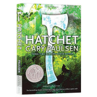 Genuine English original novel hand axe boy Hatchet short axe childrens literature story inspirational novel Boy and axe the story of living in the wild Newbury Literature Prize primary school students extracurricular English reading materials