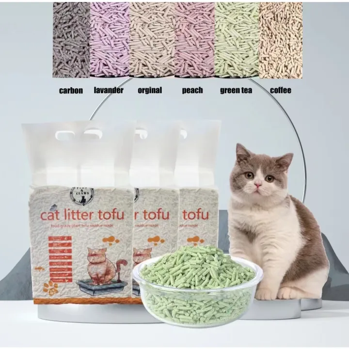 paws claws Tofu Cat Litter Cat litter Cat Liter 6L Pack Lazada PH