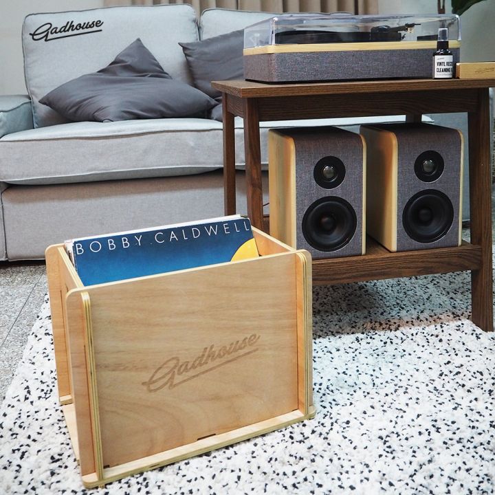 gadhouse-storage-crate-ลังไม้-กล่องไม้-เก็บแผ่นเสียง