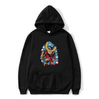 Japanese Anime Tengen Toppa Gurren Lagann Graphic Hoodie Men Vintage Casual Loose Hoodies Mens Limited Hooded Sweatshirt Size XS-4XL