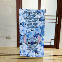 [In stock] มอนสเตอร์น้อย Stitch และแฟนแองจี้โจวเปี่ยนนิเมชั่นการ์ตูนน่ารักหลายรูปแบบผ้าเช็ดตัวผ้าขนหนูขนาดใหญ่ผ้าขนหนูชายหาด