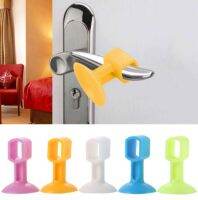 Hot sale 5PC Anti-Collision Silicone Door Stopper Silencer Crash Pad Wall Protectors Door Stop Handle Bumper Guard