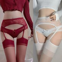 Sexy Lace Body Stocking Soft Top Thigh High Stockings And Suspender Garter Belt Lingerie Womens Tights Pantyhose Floral