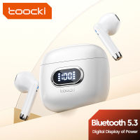 หูฟังบลูทูธไร้สาย Toocki 5.3 TWS/พร้อมจอแสดงผลดิจิตอล/IPX4