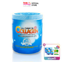 Ultimate Collagen อัลติเมท คอลลาเจน ไตร-เปปไทด์ ผลิตภัณฑ์เสริมอาหาร 250 กรัม 1 กระปุก แถมฟรี 50 กรัม 4 ซอง, Protein 10 ซอง By TrueShopping