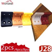 ❍♦ Corner Bracket Nylon Plastic Thickened Corner Furniture Right Angle 90 Degree Angle Plywood Tray Cabinet Fittings Corner Code