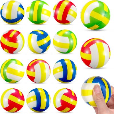 30Pcs Mini Volleyball Stress Balls 2.36 Inch Sports Balls Mini Volleyball Toys for Children for Stress Relief,Party Toys
