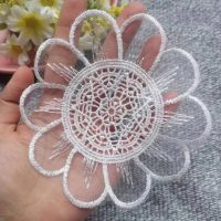 Embroidery Applique Cup Mug Table Place Mat Lace Pads Mats Christmas Pad Cloth Tea Dish Placemat Wedding Coaster Doily Kitchen