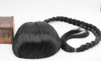 Black Braid Hair Qing Dynasty Hair For Men Qing Dynasty Hair Accessories Chinese Ancient Hair Cosplay Swordsman