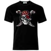 Pirates Skull Tattoo Jack Sparrow T-Shirt.  Cotton Short Sleeve O-Neck Mens T-Shirt